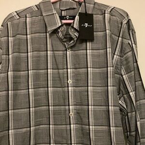 Men’s long sleeved button down shirt, New With Tags
